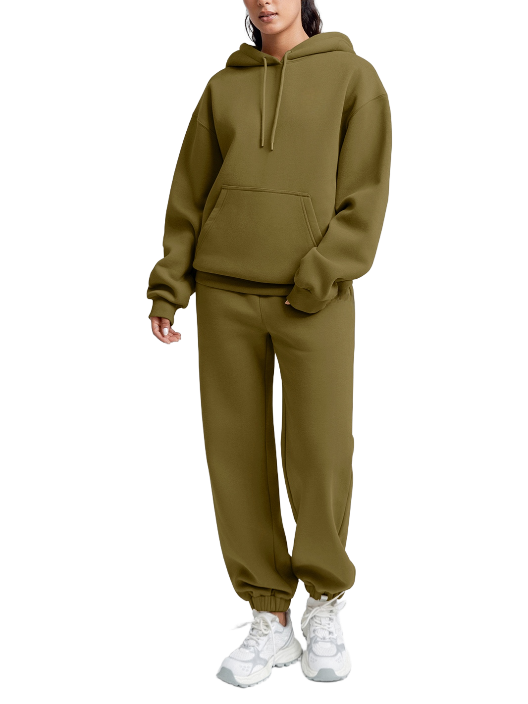 Wholesale Unisex Hoodie and Jogger Sweatpants Set with Hidden Pockets