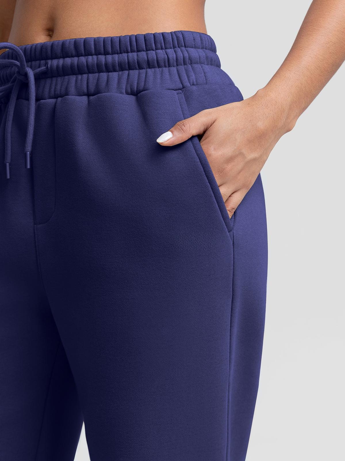 Vractive Wholesale Unisex Tapered Jogger Sweatpants with Zippered Earbud Pocket & Snap-Button Back Pocket