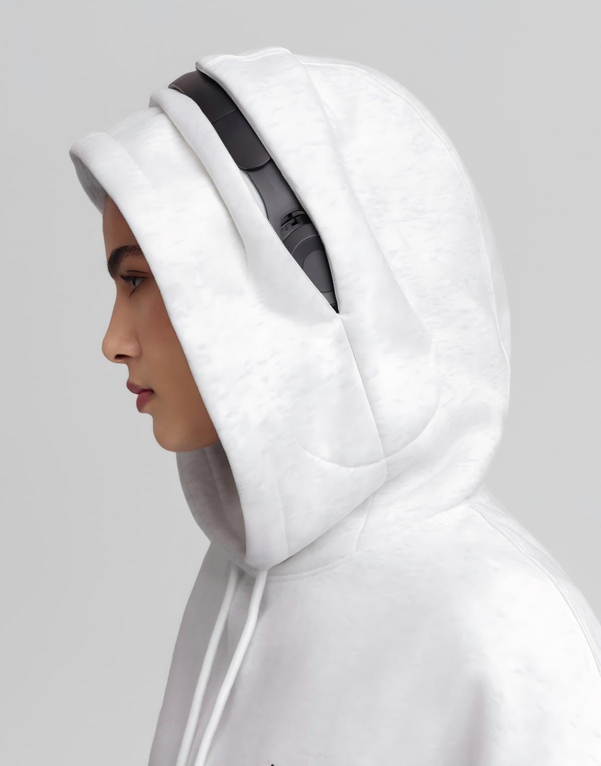 Vractive Wholesale Oversized Hooded Sweatshirt with Hidden Phone Pocket & Headphone Holder