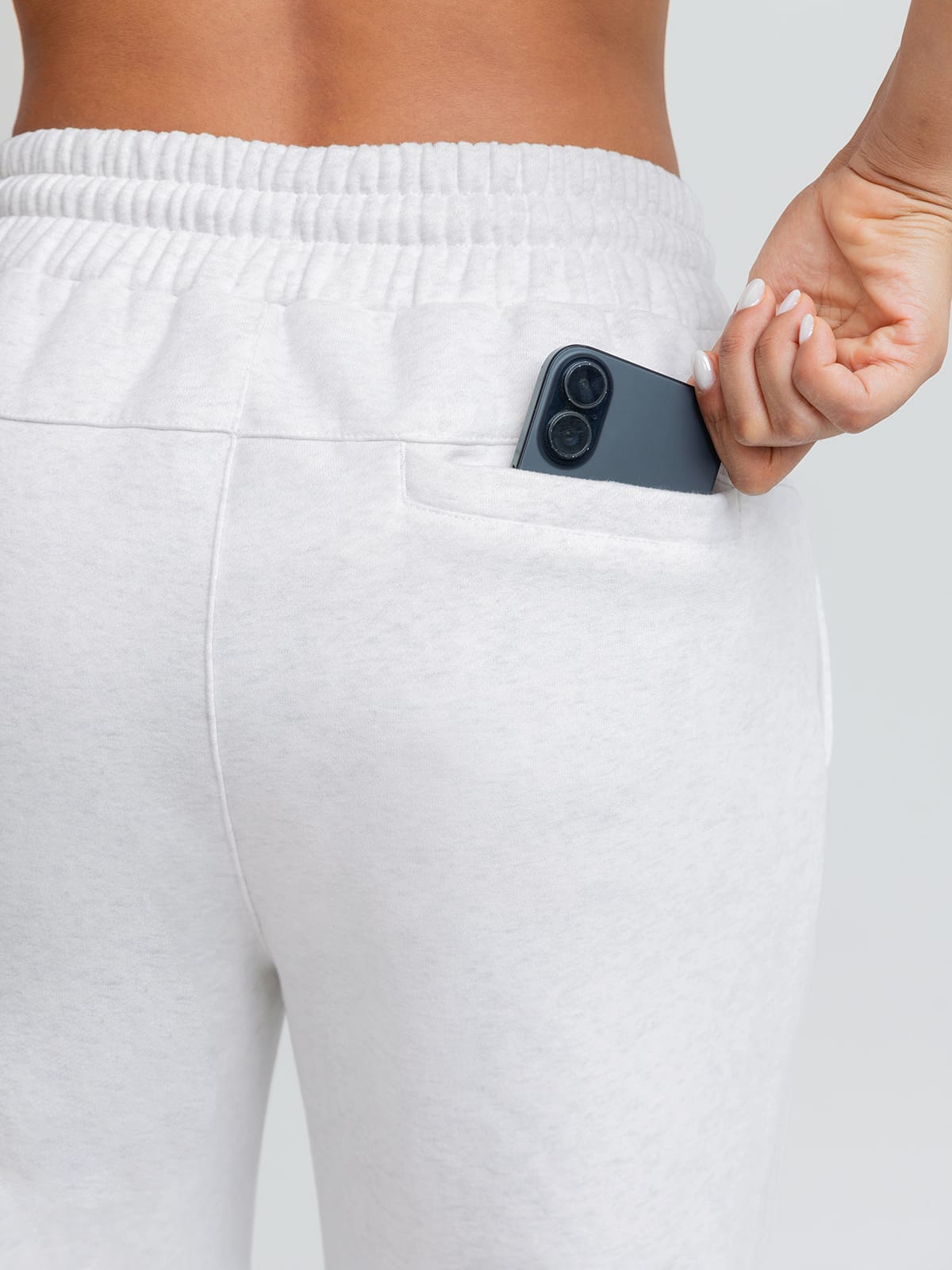 Vractive Wholesale Unisex Tapered Jogger Sweatpants with Zippered Earbud Pocket & Snap-Button Back Pocket
