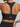 Black workout vest top sports bra by Vractive highlighting supportive back design
