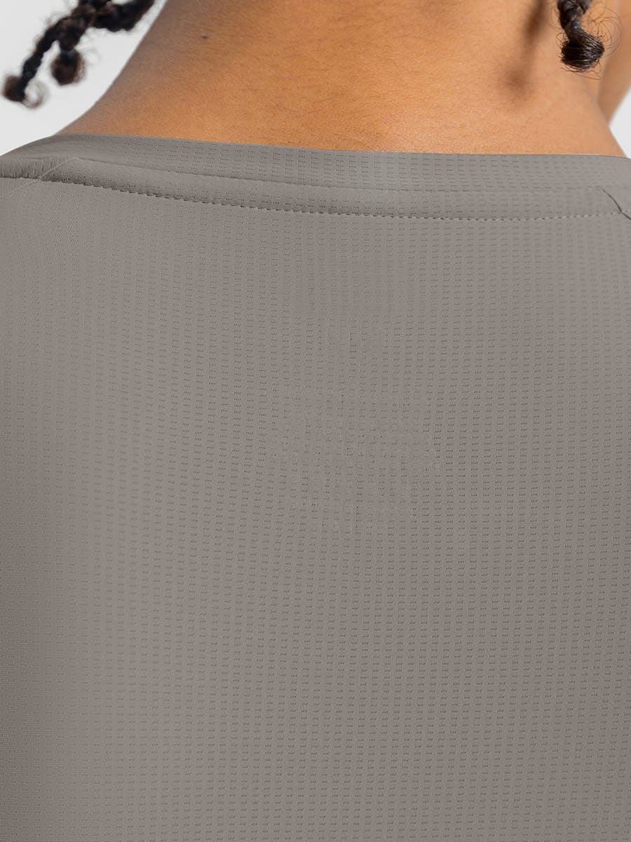 crew neck collar detail men breathable athletic workout t shirt