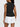 black womens sleeveless golf polo back view breathable sports golf shirt