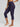 blue womens workout leggings side view quick dry fitness yoga tights