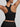 black womens hollow back sports bra back view athletic workout top