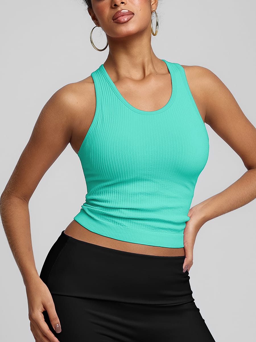 Vractive Wholesale Custom Womens' Sports Bra TightFitting Gym Yoga wholesale back view
