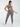 Grey Vractive wholesale adjustable straps high waist athletic suit quick drying sets, grey seamless workout set
