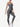 Side view of grey Vractive wholesale yoga suit, nylon seamless bodysuit super comfy
