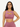 Vractive wholesale sports bra with front and back hollow cutting design, pink seamless activewear bra wholesale
