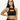 Vractive wholesale sports bra with leopard-print and black splice, black hollow design activewear bra
