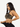 Side view of leopard-print and black splice Vractive sports bra, wholesale activewear
