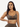 Vractive wholesale sports bra with front cross hollow design, brown seamless activewear bra wholesale
