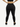 Back view of black Vractive yoga pants, wholesale high-waisted yoga leggings
