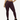Vractive wholesale yoga pants with wine red and black splice, high-waisted yoga leggings wholesale
