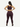Back view of black Vractive yoga pants, wholesale high-waisted yoga leggings
