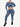 Blue Vractive eco-friendly 3D printing thumbhole seamless sportswear, seamless activewear set
