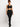 Black Vractive eco-friendly sexy seamless sportswear, black butt lifting tummy control activewear set
