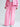 Pink modal wide leg sweatpants for women