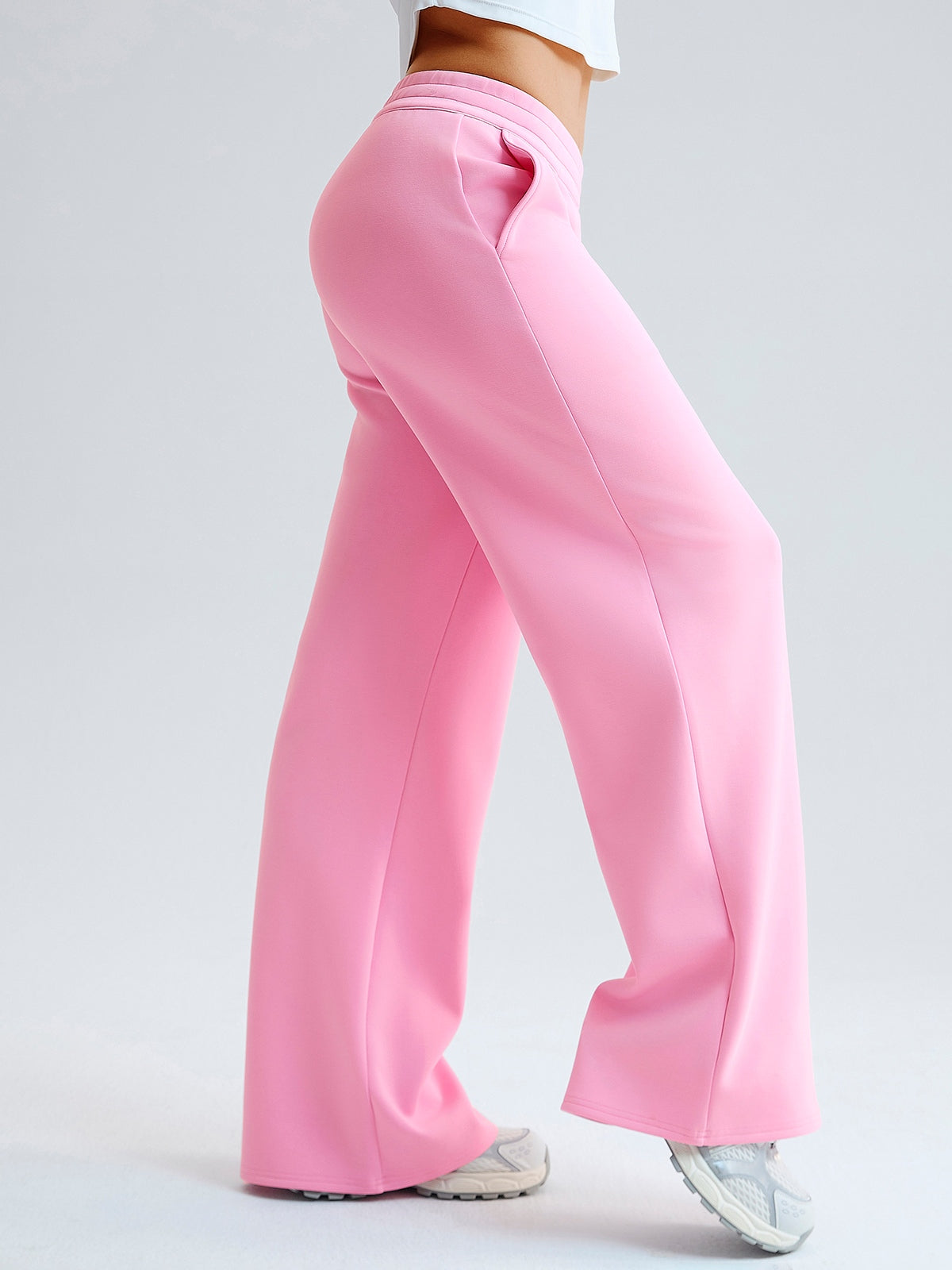 Vractive Wholesale Modal Half-Zip Hoodie and Wide-Leg Sweatpants Set
