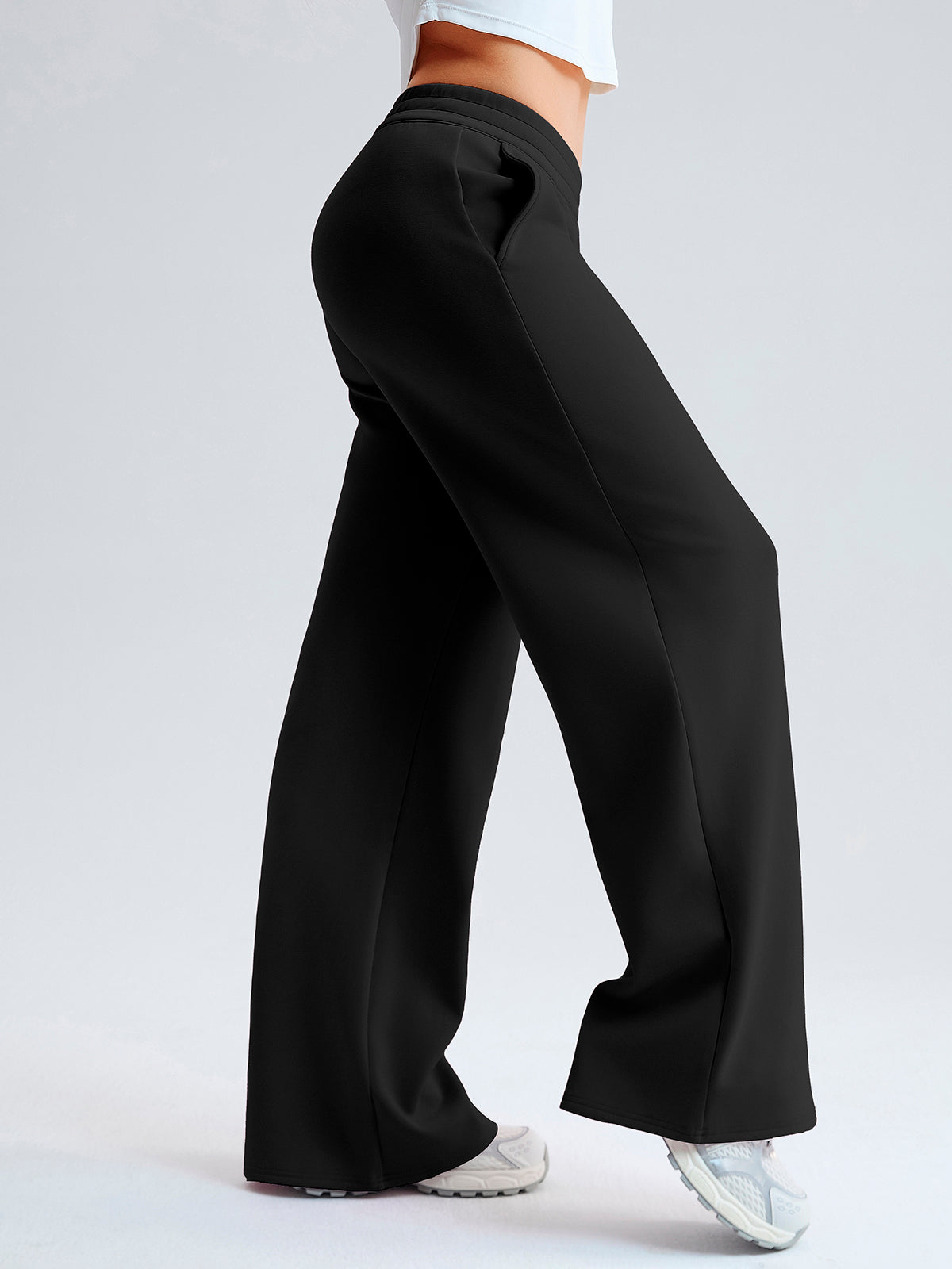 Vractive Wholesale Modal Half-Zip Hoodie and Wide-Leg Sweatpants Set