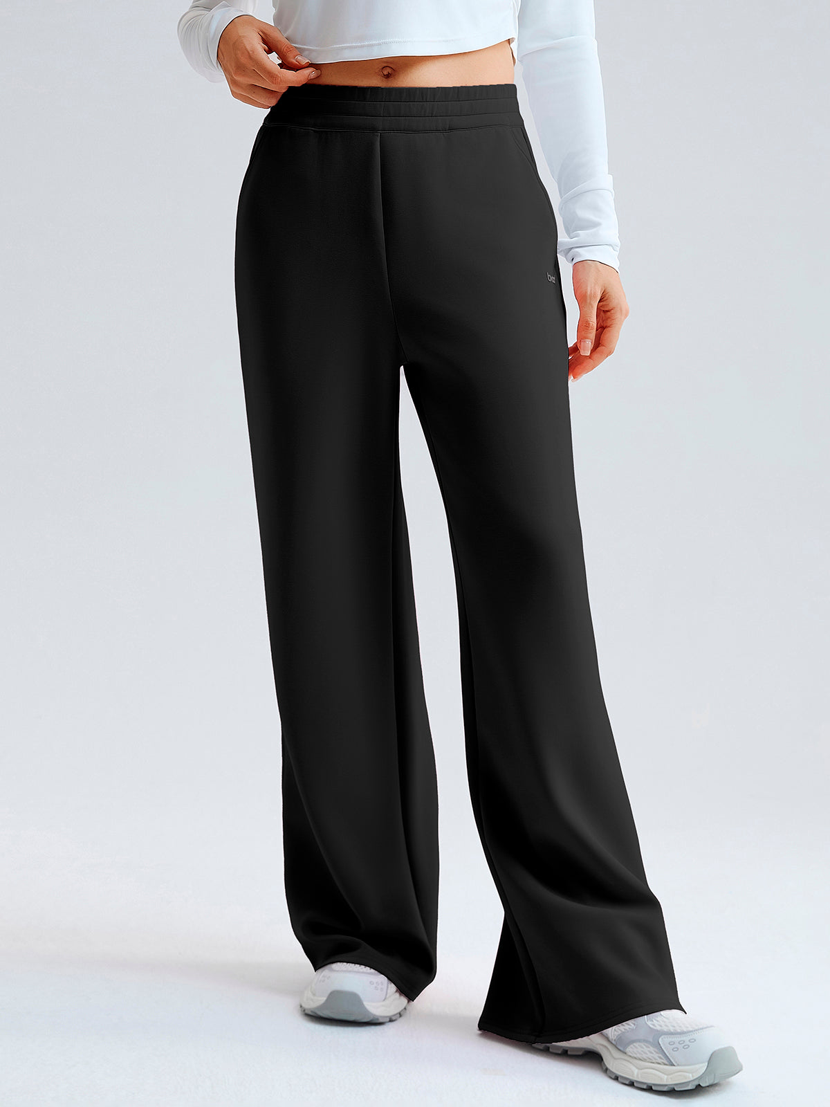 Vractive Wholesale Modal Half-Zip Hoodie and Wide-Leg Sweatpants Set