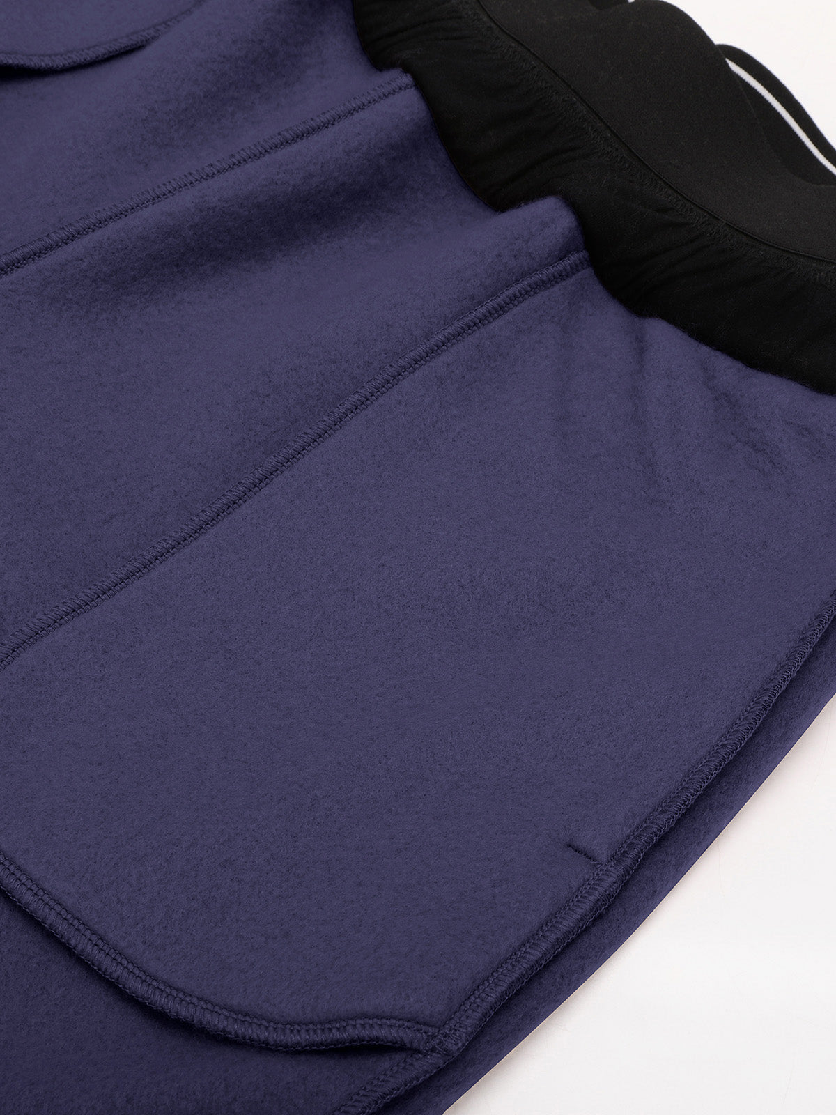 Wholesale Cropped Half-Zip Sweatshirt and Double-Waist Sweatpants Set