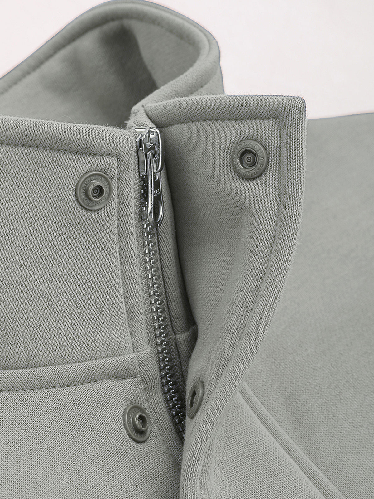 Wholesale Cropped Half-Zip Sweatshirt and Double-Waist Sweatpants Set