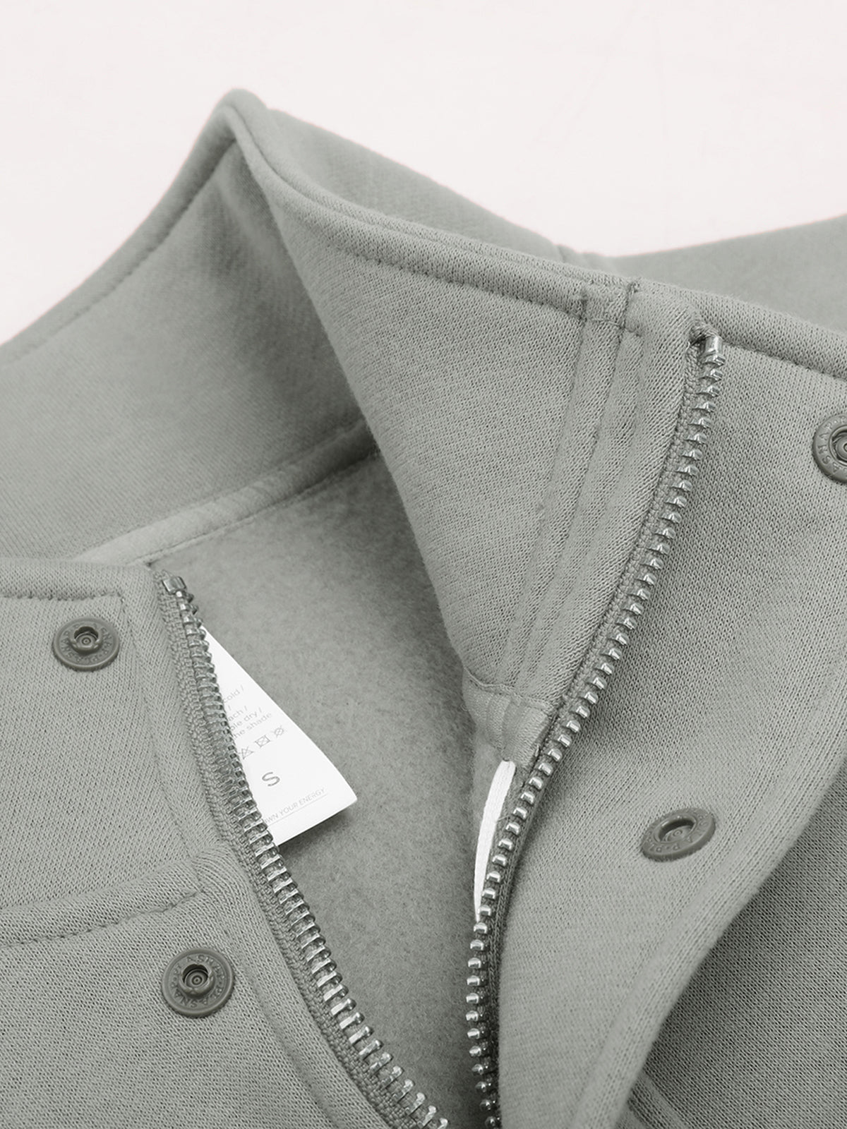 Wholesale Cropped Half-Zip Sweatshirt and Double-Waist Sweatpants Set