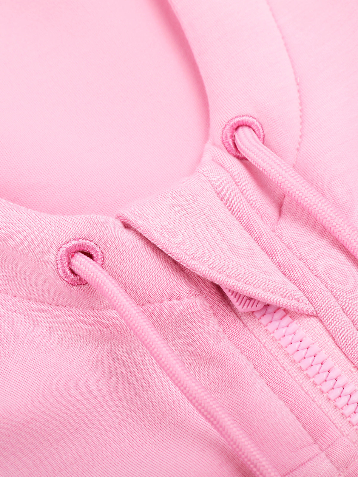 Wholesale Cropped Half-Zip Hoodie with Thumb Holes | Modal Blend
