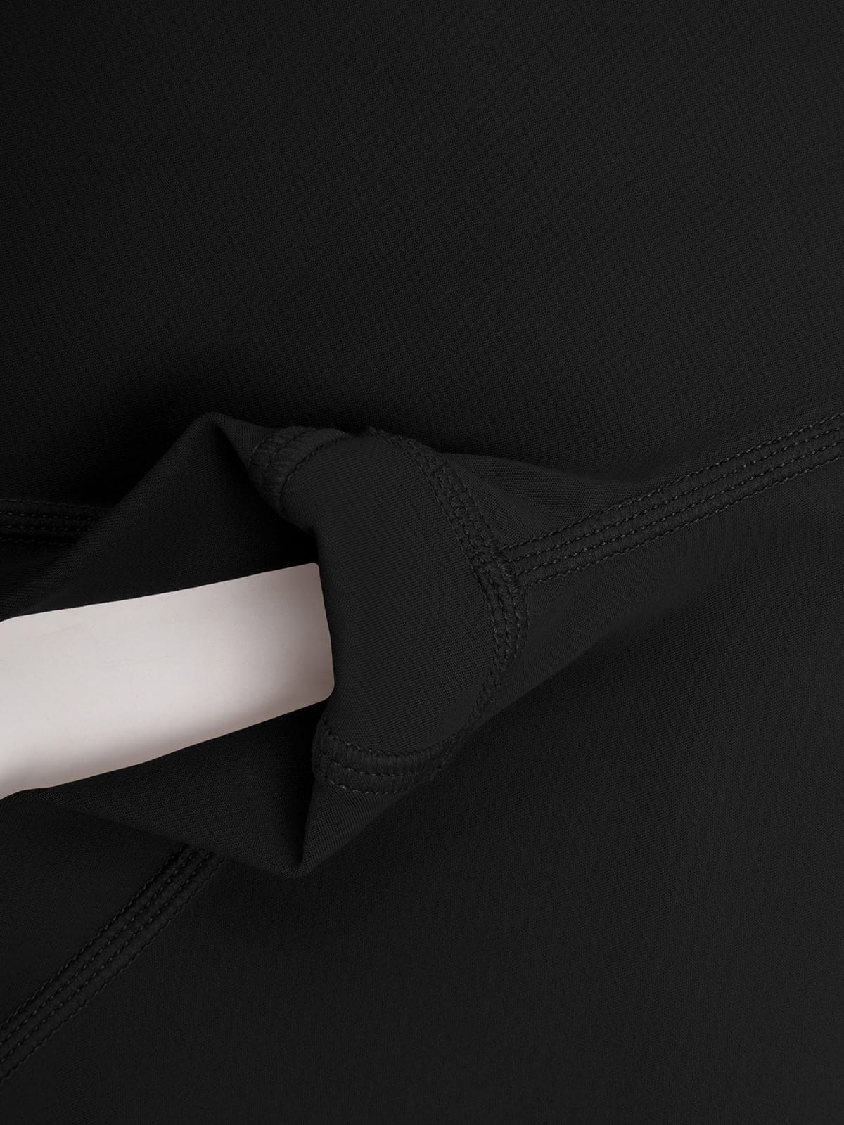 High waisted flared leggings crotch detail