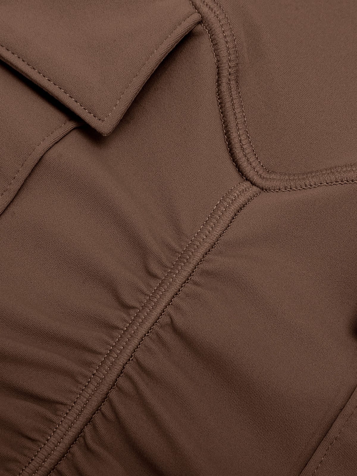 High waisted flared leggings back seam detail

