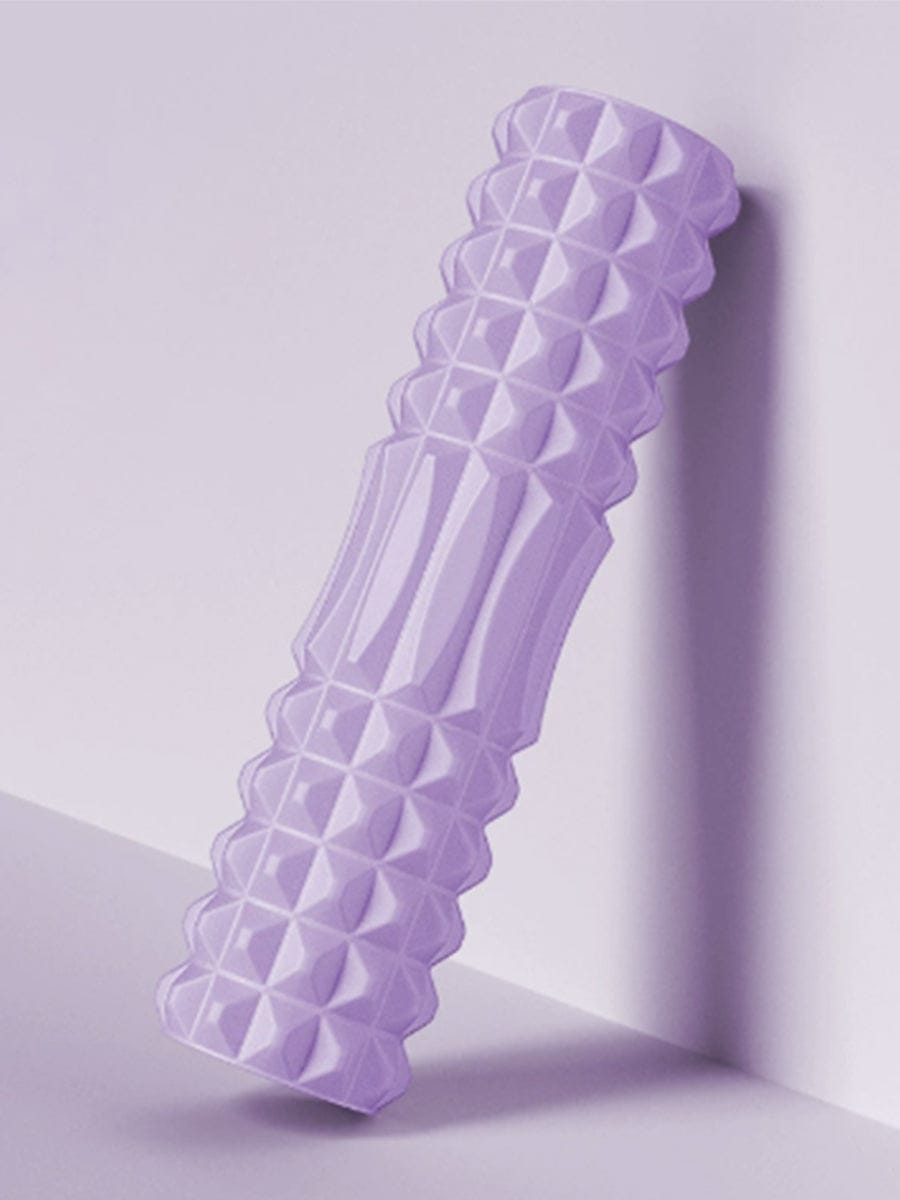 Light Purple durable textured foam roller for fitness & stretch by Vractive Wholesale
