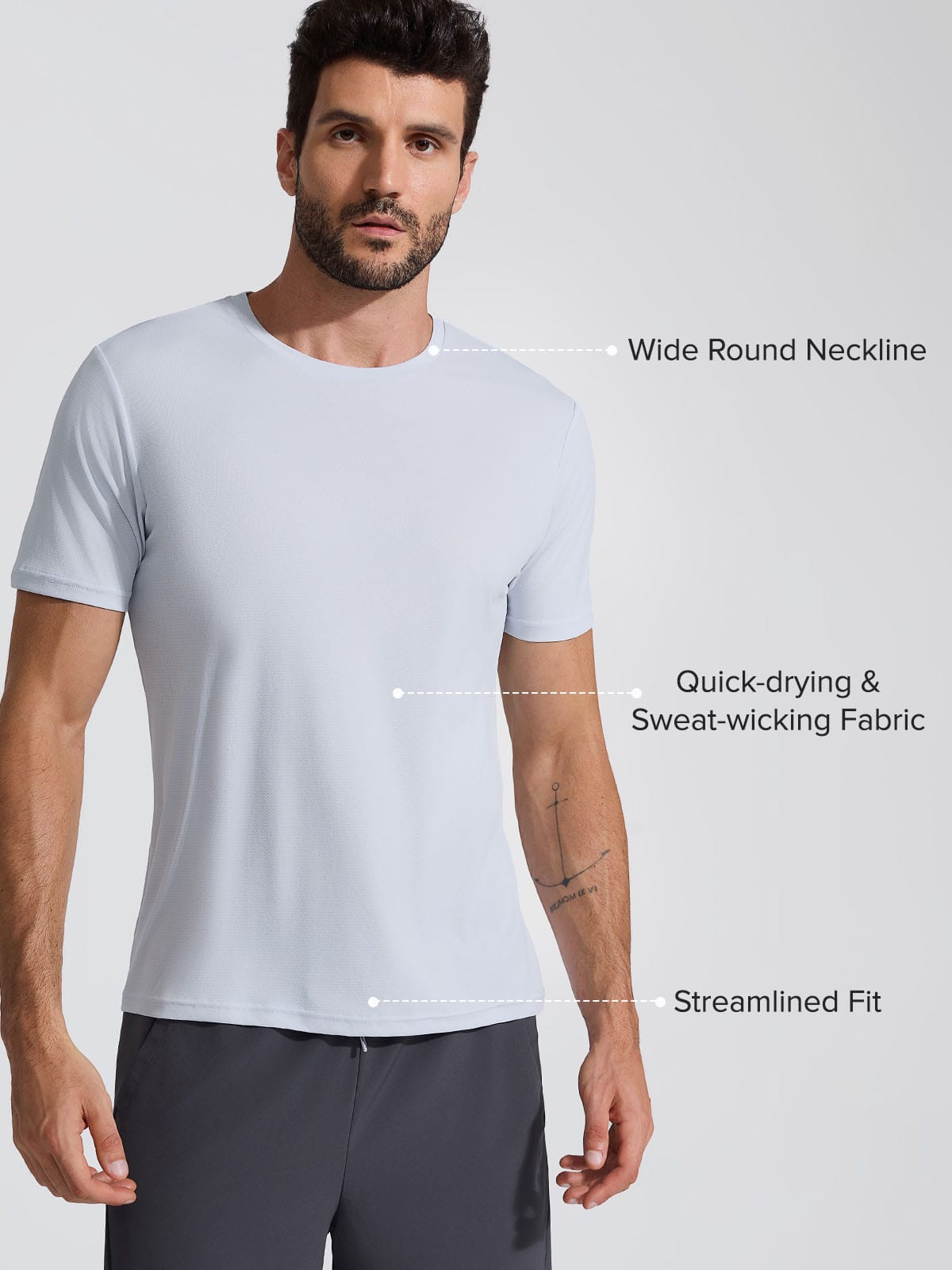 VrractiveWholesale Mens Quick Dry Sports T-Shirt Lightweight wholesale lifestyle