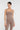 Vractive Light Brown compression sports jumpsuit front view for a snatched waist