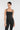 Vractive Standard Black tummy control seamless activewear jumpsuit front view