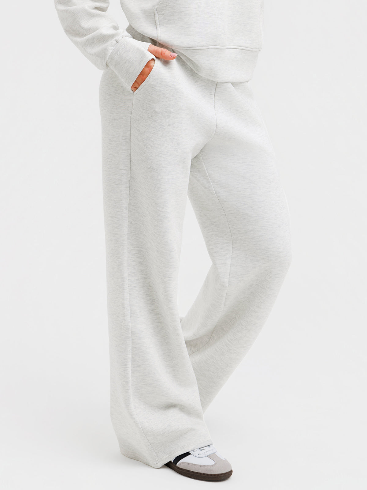Vractive Wholesale Modal Air-Layer Wide-Leg Sweatpants