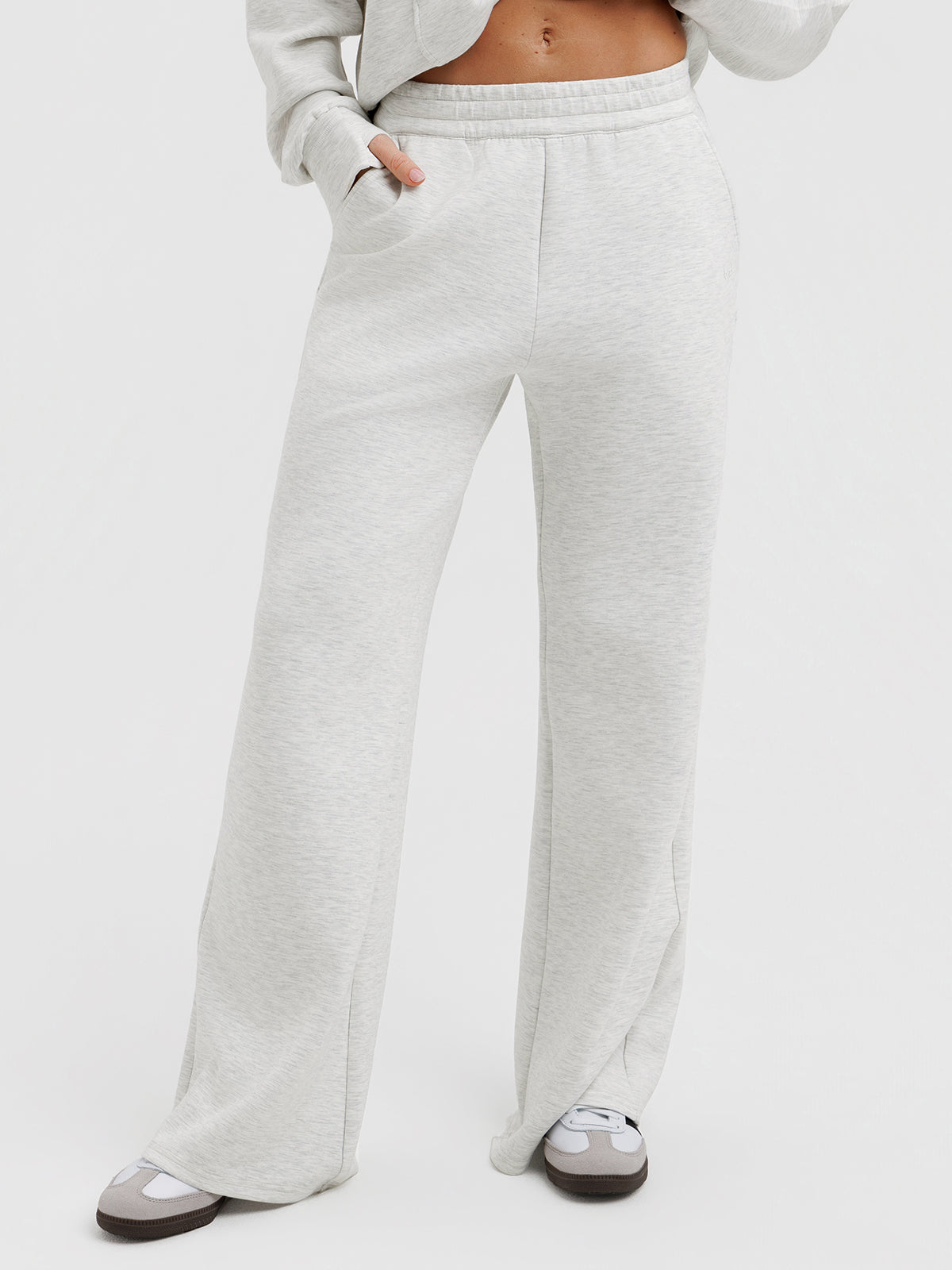 Vractive Wholesale Modal Air-Layer Wide-Leg Sweatpants