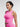 Pink Vractive seamless sports top, wholesale supportive top for daily active wear
