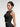 Black Vractive seamless sports top, wholesale supportive top for daily active wear
