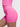 Side view of pink high waisted yoga shorts, four way stretch sculpting shorts wholesale
