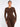 Brown seamless yoga jacket with full zipper, wholesale activewear top with thumb holes and waist control
