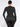 Back view of black seamless yoga jacket, full zipper activewear top for wholesale
