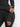 Thumb holes detail of black seamless yoga jacket, wholesale activewear top

