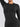 Full zipper front of black seamless yoga jacket, wholesale activewear top

