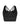 Ghost mannequin view of Vractive Standard Black crisscross wide strap sports bra