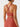 Vractive Mineral Red sports bra highlighting crisscross back straps