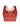 Ghost mannequin product view of Vractive Mineral Red crisscross sports bra