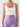 Vractive Off White crisscross wide strap sports bra front perspective