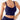 Vractive Dark Blue eco-friendly yoga sports bra front view
