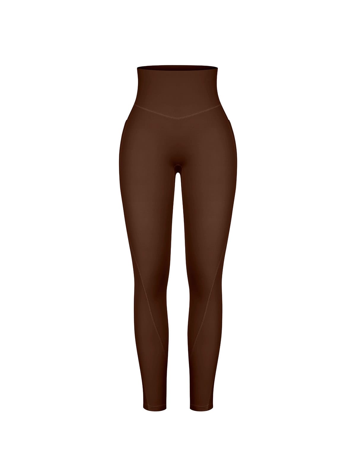 Women’s Sculpting Yoga Pants with Mesh-Lined Waistband, Peach Lift & Leg-Sculpting Panel Design
